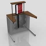 Desk Down Cut-Away Rotated 2: RF3 Design