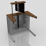Desk Down Cut-Away Rotated 1: RF3 Design
