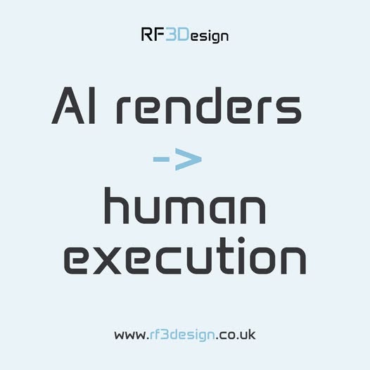 AI Renders with Human Execution